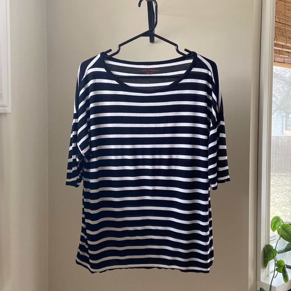 Black & White Striped Tee - Joe Fresh